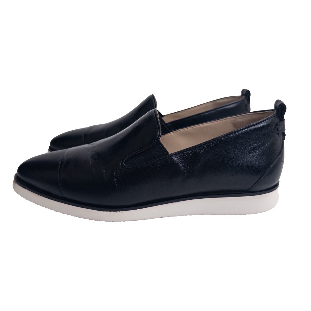 Cole Haan Women's Slip-On Shoes 7B Black‎ Leather Grand.OS W16403